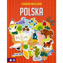 Książeczka Ozdabiam naklejkami. Polska NW (9788382996234) - 1