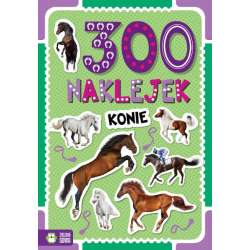 Książeczka 300 naklejek w2. Konie (9788382997767)