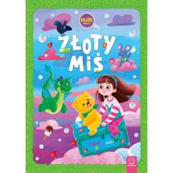 Książeczka Złoty miś. Duże litery. Oprawa twarda (9788383740638) - 1