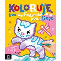 Koloruję bez wychodzenia poza linię Kotek brokat
