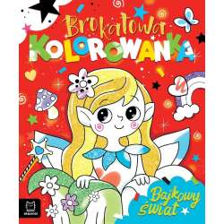 Brokatowa kolorowanka. Bajkowy świat