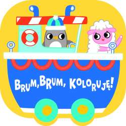 Brum, brum, koloruję! - Statek - 1