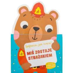 Książka z miarką wzrostu. Miś