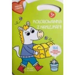 Kolorowana z naklejkami. Na wsi z koniekiem