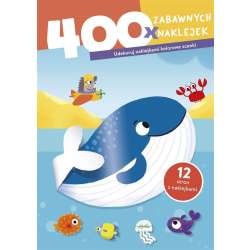 400 zabawnych naklejek. Wieloryb