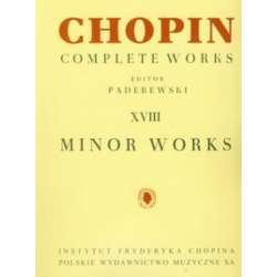 Drobne utwory - Chopin Complete Works XVIII