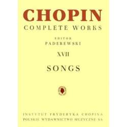 Chopin Complete Works XVII Pieśni PWM - 1