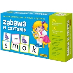GRA'ADAMIGO' ZABAWA W CZYTANIE -96 TAFELKÓW 10 GIER (6069) - 1