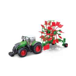 Bburago Traktor 10cm Fendt 1050 Vario z zagrabiarką