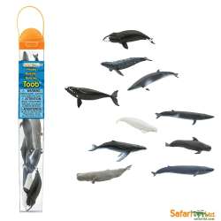 Safari Ltd 100072 Wieloryby w tubie od 3,25 do 9,5cm - 1
