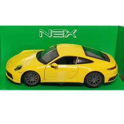 Welly 1:24 Porsche 911 Carrera 4s -żółty - 1