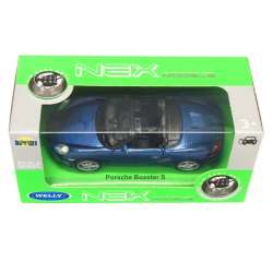 Welly 1:34 Porsche Boxster S cabrio -granatowy - 1