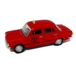 WELLY 1:39 FIAT 125P TAXI - czerwony