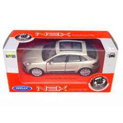 WELLY 1:34 Porsche Macan Turbo - srebrny - 3