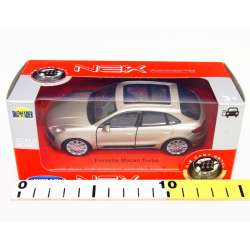 WELLY 1:34 Porsche Macan Turbo - srebrny - 4