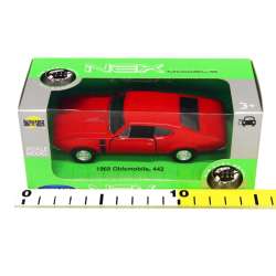 Welly 1:34 1968 Oldsmobile 442 - czerwony - 2